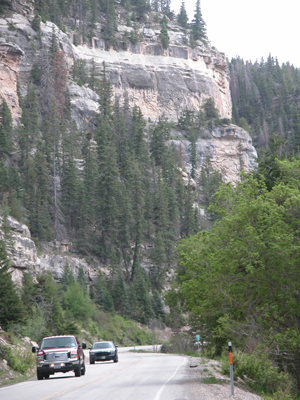 great motorcycle road in Utah