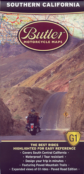 Butler Motorcycle Maps - California