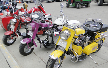 Scooters at Cushman Rally