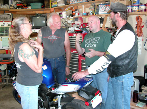 Deaf riders see no difference between themselves and other bikers