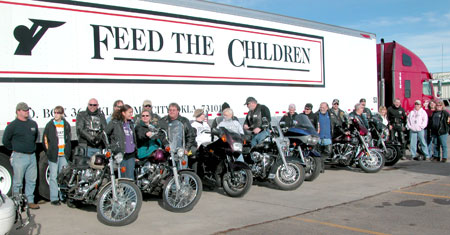 Feed the Children and bikers