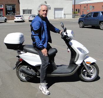 Me and the Piaggio Fly 50