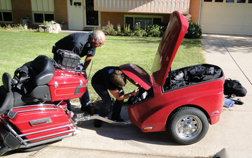 Motorcycle trailer