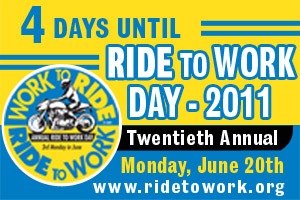 Ride to Work Day banner