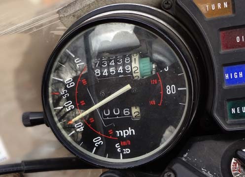 broken speedometer