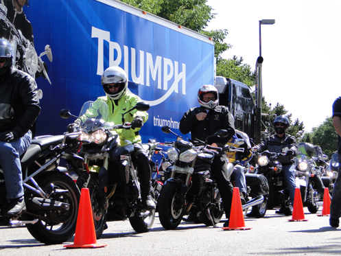 Triumph demo rides