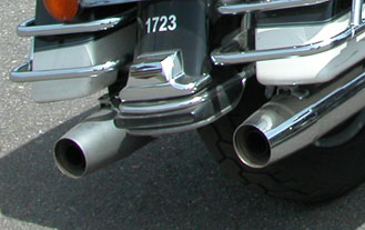 Harley exhaust pipes