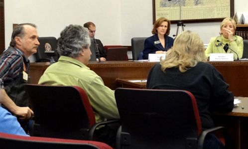 ABATE representatives testify at Tuesday's hearing.