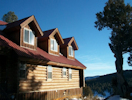 5 bedroom log cabin outside Pagosa Springs