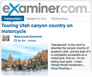 Check Out the Motorcycle Examiner