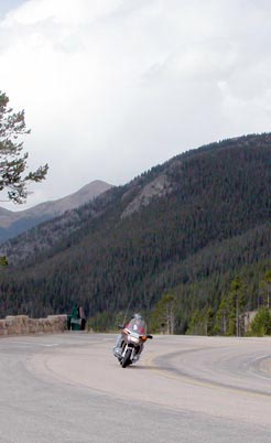 Cruising along Trail Ridge Road