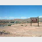 US 160 enters Colorado at Four Corners