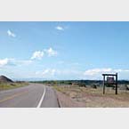 CO 172 enters Colorado from New Mexico south of Ignacio