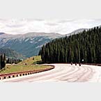 Heading down CO 91 off Fremont Pass toward Copper Mountain