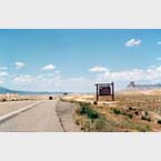 US 491 enters New Mexico from Colorado south of Cortez