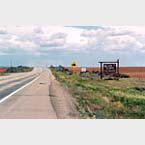 US 491 enters Colorado west of Dove Creek