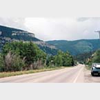 US 491 enters New Mexico south of Cortez