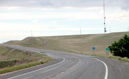 Entering Wyoming from Colorado on US 85