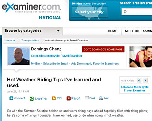 Colorado Motorcycle Travel Examiner