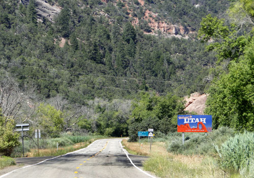 Colorado state line west of Naturita