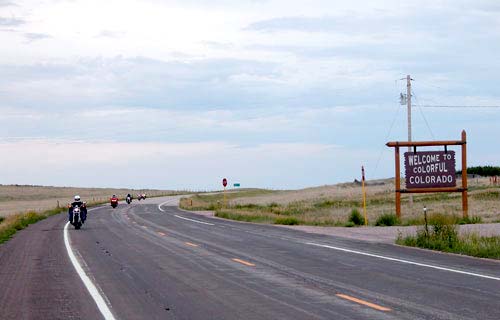 Entering Colorado from Wyoming on US 85